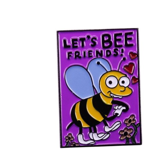 The Simpsons Valentine Card Season 4 Episode "I Love Lisa" Enamel Pin Set - Picture 4 of 14